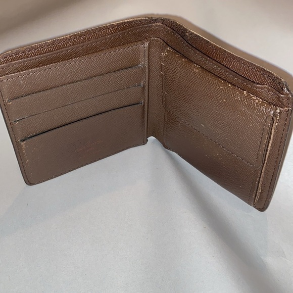 LOUIS VUITTON DAMIER Pertefeuille Marco BIFOLD WALLET #CA0045 - Picture 3 of 12